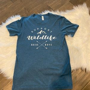 Raise Boys Mama Shirt Blue